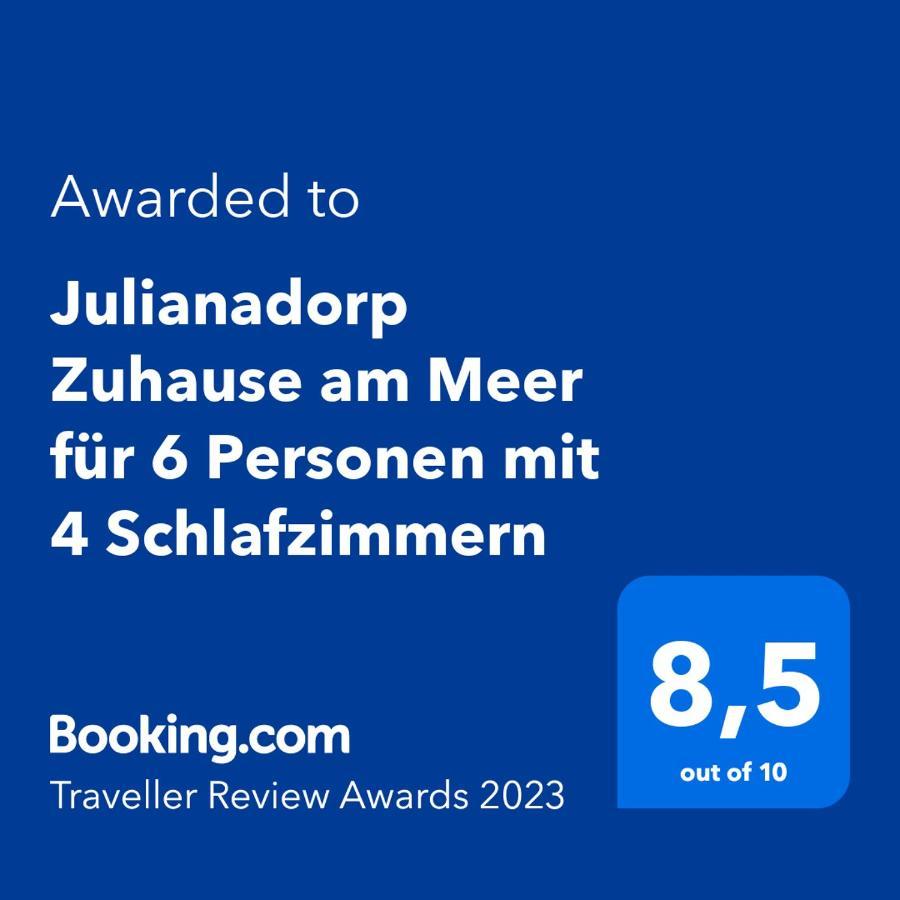 Julianadorp Zuhause Am Meer Fuer 6 Personen Mit 4 Schlafzimmern Buitenkant foto